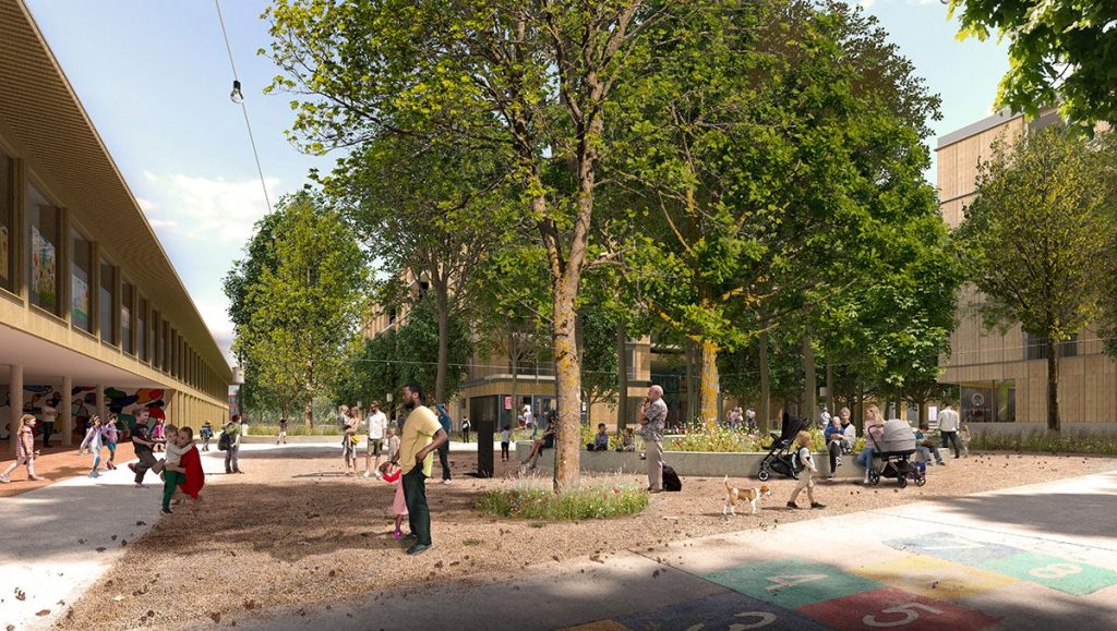 le rolliet quartier plan les ouates plo